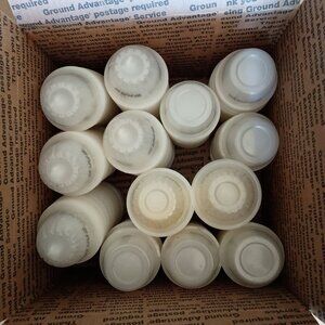 box of 360 empty plastic fruit cups applesauce cups